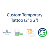 2" x 2" Temporary Tattoo