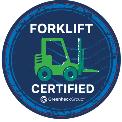Forklift Certified Stickers
