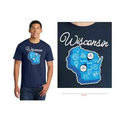 Wisconsin Location Tee
