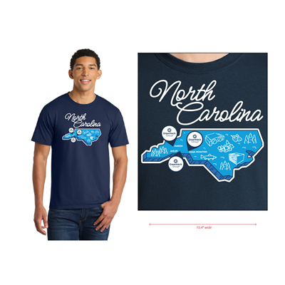 North Carolina Location Tee