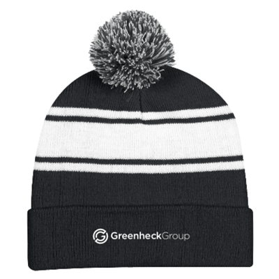 Two-Tone Beanie - Black/White