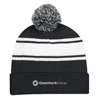 Two-Tone Beanie - Black/White