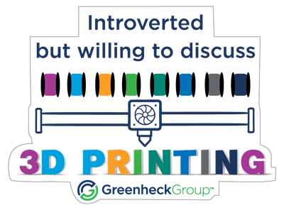 Introverted-3D Printing Stickers
