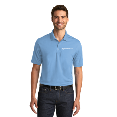 Micro-Mesh Polo - Carolina Blue
