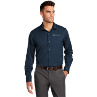 Stretch Shirt - River Blue