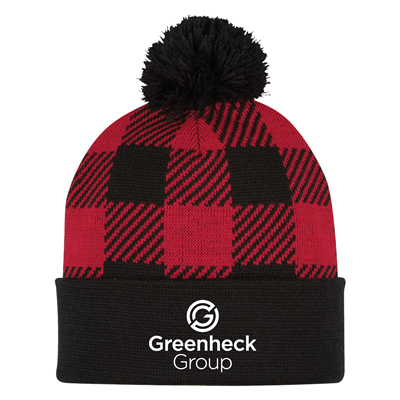 Northwoods Beanie - Red/Black