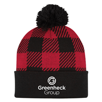 Northwoods Beanie - Red/Black