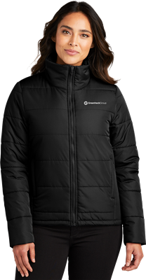 Women's Puffer Jacket - Black