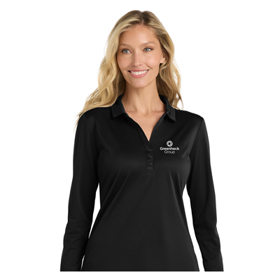 Port Authority® Women's Silk Touch™ Performance Long Sleeve Polo