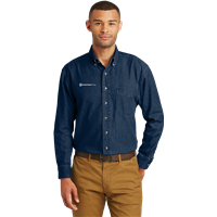 Men's Long Sleeve Denim Shirt