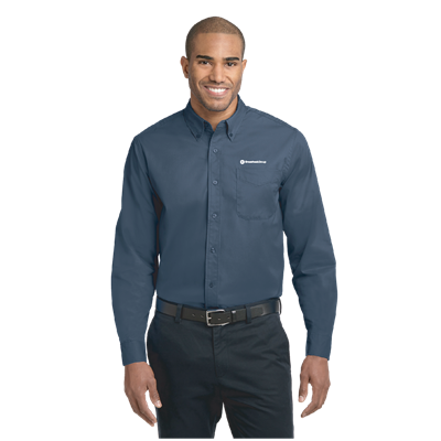 Port Authority Tall Long Sleeve Easy Care Shirt - Navy