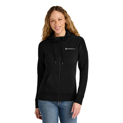 District® Women’s Perfect Weight® Fleece Drop Shoulder Full-Zip Hoodie