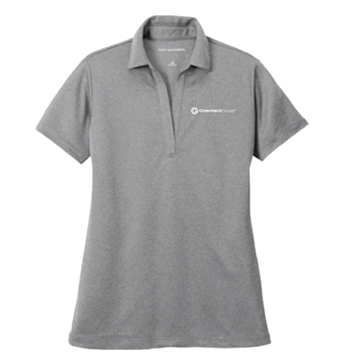 Women's Silk Touch Polo - Heather Grey